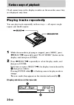 Предварительный просмотр 36 страницы Sony Walkman MZ-G755 Operating Instructions Manual