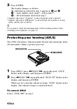 Предварительный просмотр 40 страницы Sony Walkman MZ-G755 Operating Instructions Manual