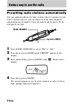 Предварительный просмотр 44 страницы Sony Walkman MZ-G755 Operating Instructions Manual