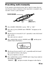 Предварительный просмотр 45 страницы Sony Walkman MZ-G755 Operating Instructions Manual