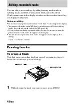 Предварительный просмотр 48 страницы Sony Walkman MZ-G755 Operating Instructions Manual