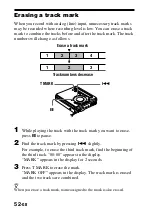 Предварительный просмотр 52 страницы Sony Walkman MZ-G755 Operating Instructions Manual