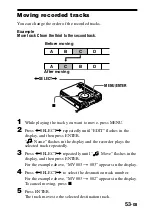 Предварительный просмотр 53 страницы Sony Walkman MZ-G755 Operating Instructions Manual