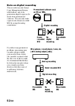 Предварительный просмотр 62 страницы Sony Walkman MZ-G755 Operating Instructions Manual