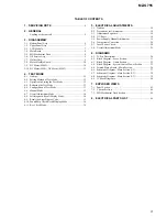 Preview for 3 page of Sony Walkman MZ-G755 Service Manual