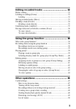 Preview for 5 page of Sony Walkman MZ-N520 Operating Instructions Manual