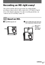 Preview for 17 page of Sony Walkman MZ-N520 Operating Instructions Manual