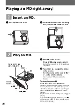 Preview for 20 page of Sony Walkman MZ-N520 Operating Instructions Manual