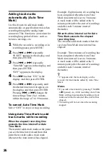 Preview for 26 page of Sony Walkman MZ-N520 Operating Instructions Manual