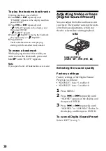 Preview for 30 page of Sony Walkman MZ-N520 Operating Instructions Manual