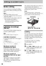 Preview for 32 page of Sony Walkman MZ-N520 Operating Instructions Manual