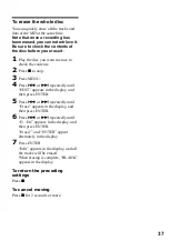 Preview for 37 page of Sony Walkman MZ-N520 Operating Instructions Manual