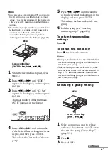 Preview for 41 page of Sony Walkman MZ-N520 Operating Instructions Manual