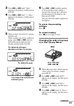 Preview for 43 page of Sony Walkman MZ-N520 Operating Instructions Manual