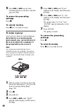 Preview for 44 page of Sony Walkman MZ-N520 Operating Instructions Manual