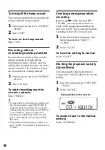 Preview for 48 page of Sony Walkman MZ-N520 Operating Instructions Manual