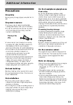 Preview for 53 page of Sony Walkman MZ-N520 Operating Instructions Manual