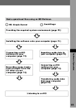 Preview for 69 page of Sony Walkman MZ-N520 Operating Instructions Manual