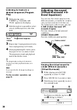 Предварительный просмотр 34 страницы Sony Walkman MZ-N910 Operating Instructions Manual