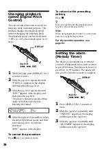 Предварительный просмотр 36 страницы Sony Walkman MZ-N910 Operating Instructions Manual