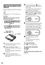 Предварительный просмотр 42 страницы Sony Walkman MZ-N910 Operating Instructions Manual