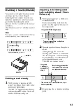 Предварительный просмотр 43 страницы Sony Walkman MZ-N910 Operating Instructions Manual