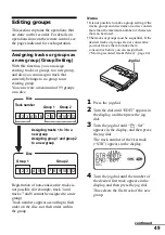 Предварительный просмотр 49 страницы Sony Walkman MZ-N910 Operating Instructions Manual