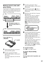 Предварительный просмотр 51 страницы Sony Walkman MZ-N910 Operating Instructions Manual