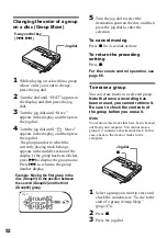 Предварительный просмотр 52 страницы Sony Walkman MZ-N910 Operating Instructions Manual