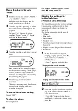 Предварительный просмотр 68 страницы Sony Walkman MZ-N910 Operating Instructions Manual