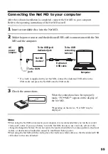 Предварительный просмотр 99 страницы Sony Walkman MZ-N910 Operating Instructions Manual