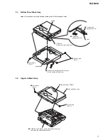 Предварительный просмотр 7 страницы Sony Walkman MZ-N910 Service Manual