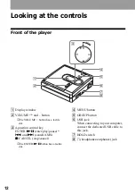 Preview for 12 page of Sony Walkman MZ-NF520D Operating Instructions Manual