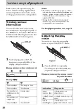 Preview for 22 page of Sony Walkman MZ-NF520D Operating Instructions Manual