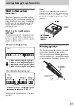 Preview for 25 page of Sony Walkman MZ-NF520D Operating Instructions Manual