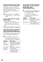 Preview for 26 page of Sony Walkman MZ-NF520D Operating Instructions Manual