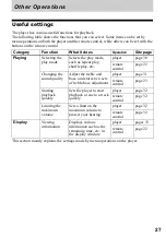 Preview for 27 page of Sony Walkman MZ-NF520D Operating Instructions Manual