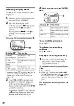 Preview for 30 page of Sony Walkman MZ-NF520D Operating Instructions Manual