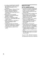 Preview for 4 page of Sony Walkman MZ-NF610 Operating Instructions Manual