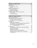 Preview for 7 page of Sony Walkman MZ-NF610 Operating Instructions Manual