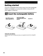 Preview for 18 page of Sony Walkman MZ-NF610 Operating Instructions Manual