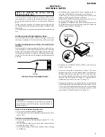 Предварительный просмотр 3 страницы Sony Walkman MZ-R900 Service Manual