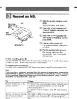 Предварительный просмотр 19 страницы Sony walkman MZ-S1 Operating Instructions Manual