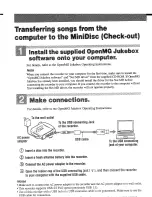 Предварительный просмотр 22 страницы Sony walkman MZ-S1 Operating Instructions Manual