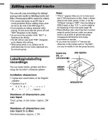 Предварительный просмотр 39 страницы Sony walkman MZ-S1 Operating Instructions Manual