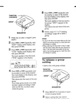 Предварительный просмотр 42 страницы Sony walkman MZ-S1 Operating Instructions Manual