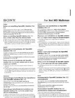 Предварительный просмотр 74 страницы Sony walkman MZ-S1 Operating Instructions Manual