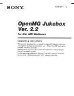 Предварительный просмотр 76 страницы Sony walkman MZ-S1 Operating Instructions Manual