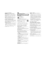 Preview for 4 page of Sony Walkman NW-A35HN Instruction Manual