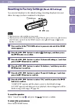 Предварительный просмотр 48 страницы Sony WALKMAN NWD-E023 Operation Manual